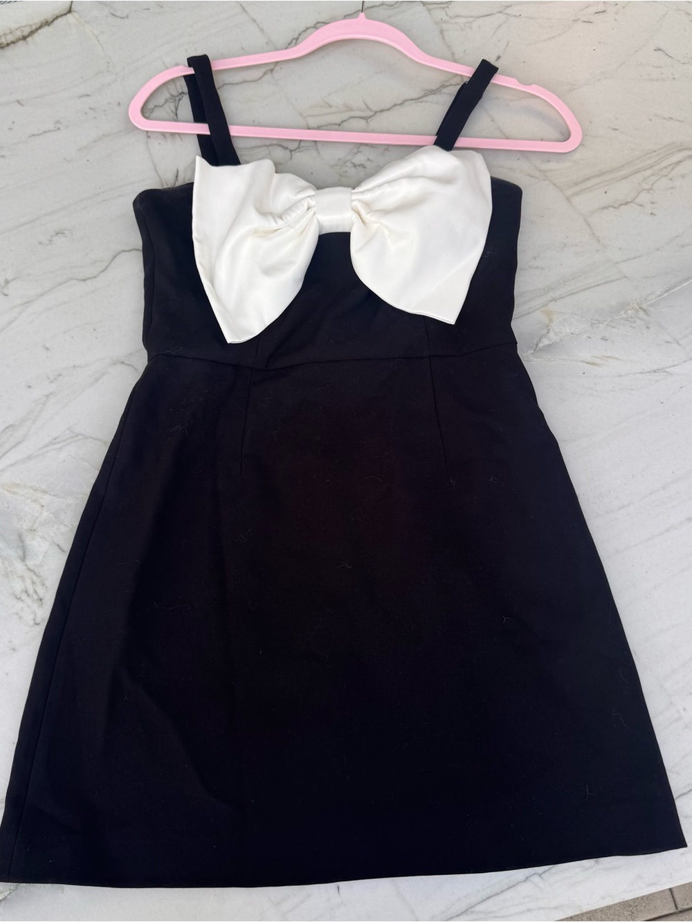 White bow dress